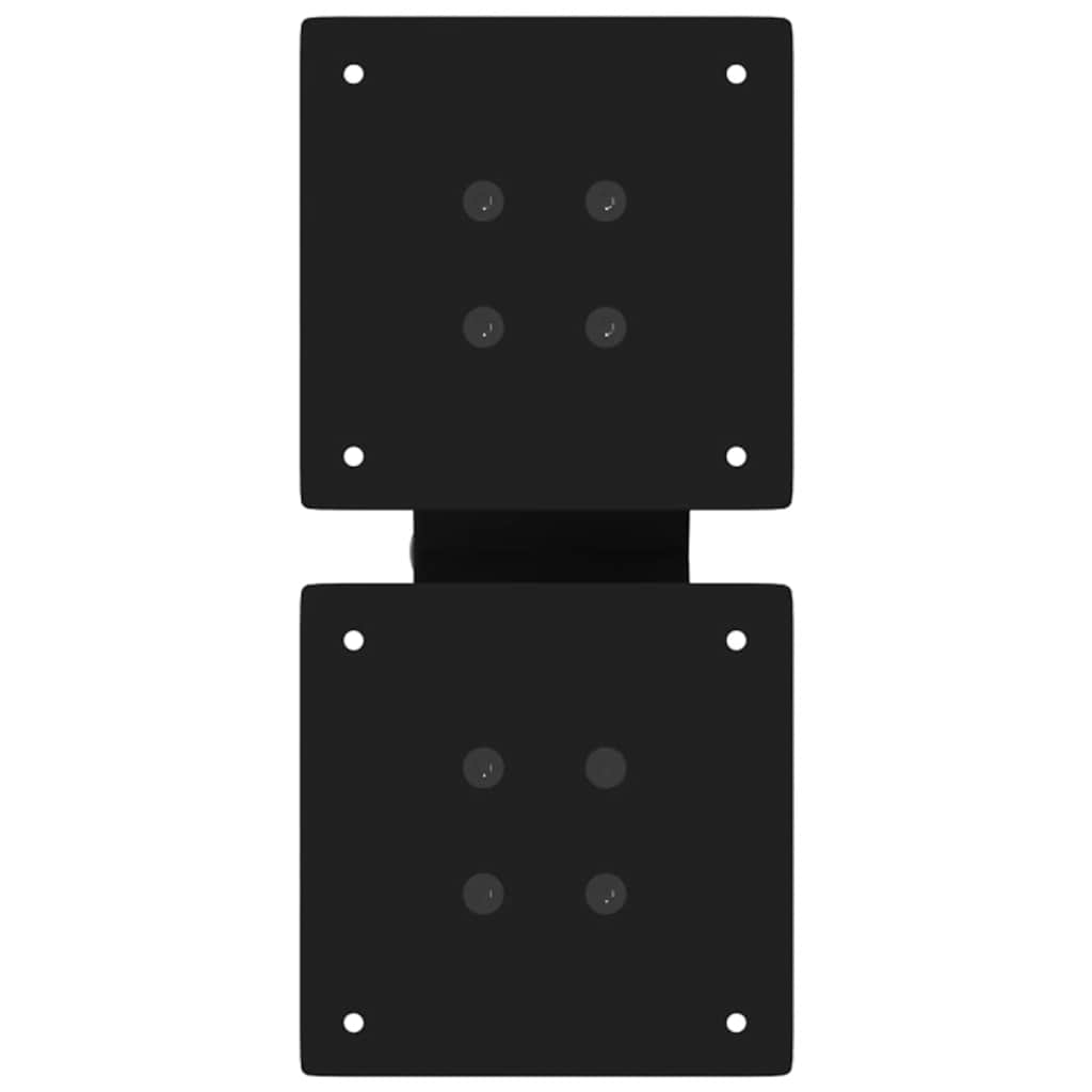 Couchtischbeine X-Form 2 Stk. Schwarz 40x(30-31) cm Stahl