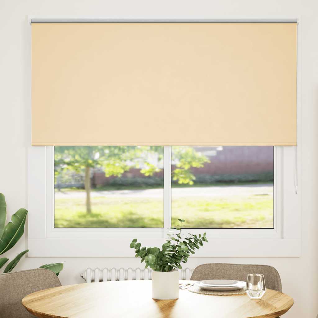 Verdunkelungsrollo Beige 165x150 cm Stoffbreite 161,6 cm