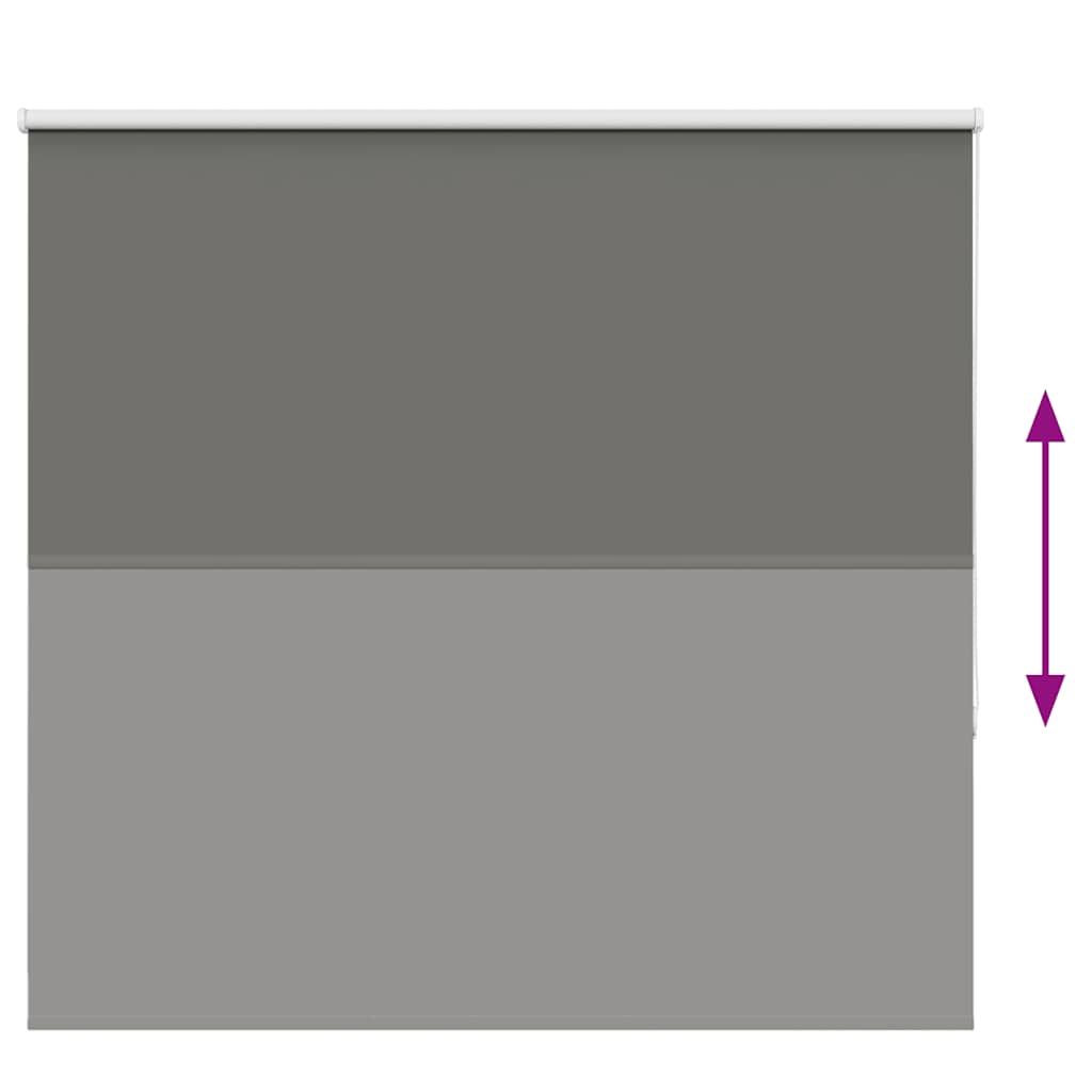 Verdunkelungsrollo Grau 165x130cm Stoffbreite 161,6cm Polyester
