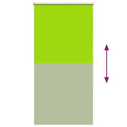 Verdunkelungsrollo Grün 85x150 cm Stoffbreite 80,7 cm Polyester