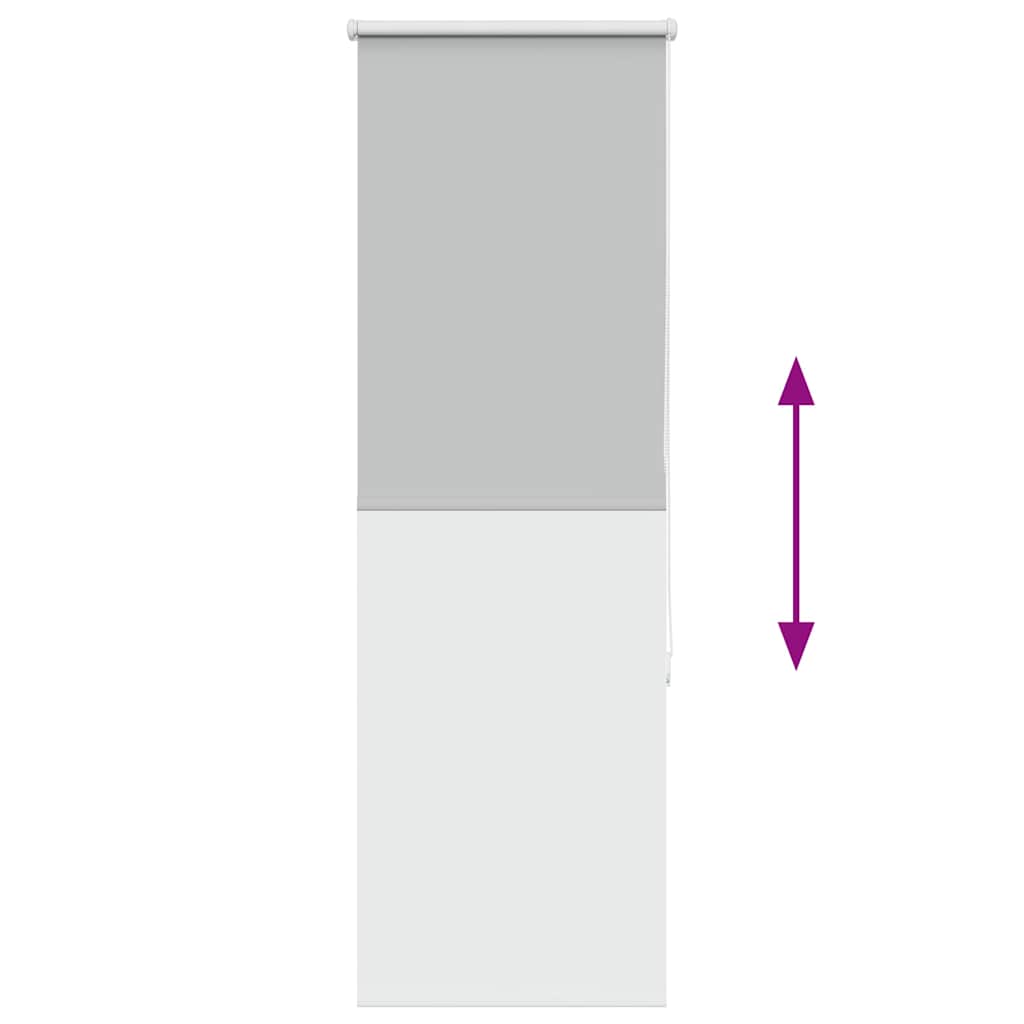 Verdunkelungsrollo Hellgrau 55x130 cm Stoffbreite 50,7 cm