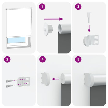 Verdunkelungsrollo Rot 150x150cm Stoffbreite 146,6cm Polyester