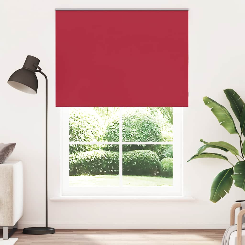 Verdunkelungsrollo Rot 155x210cm Stoffbreite 151,6cm Polyester