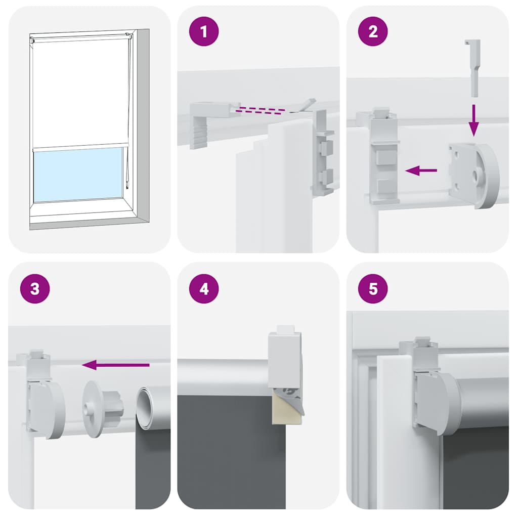 Verdunkelungsrollo Rot 165x230cm Stoffbreite 161,6cm Polyester