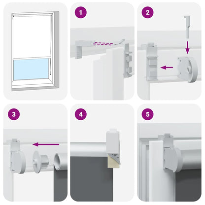 Verdunkelungsrollo Gelb 150x175cm Stoffbreite 146,6cm Polyester