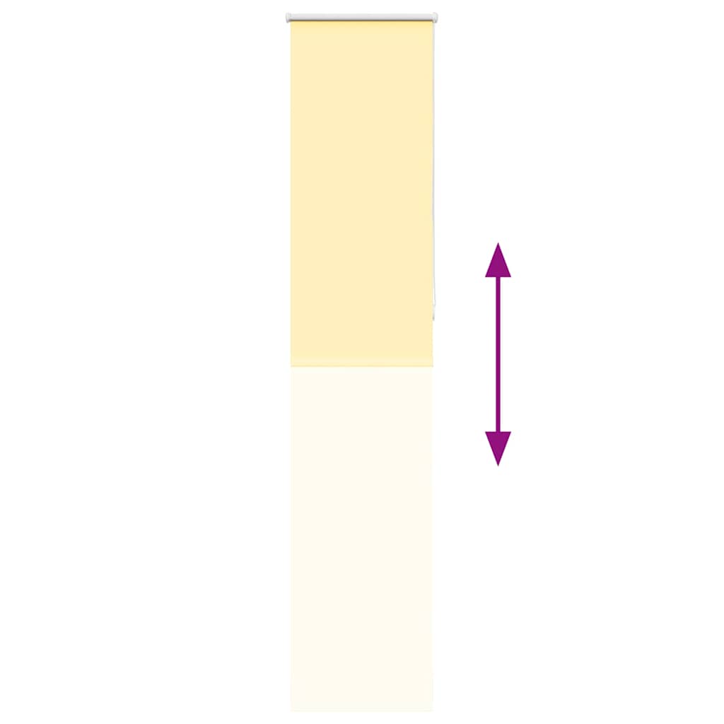 Verdunkelungsrollo Gelb 60x210 cm Stoffbreite 55,7 cm Polyester