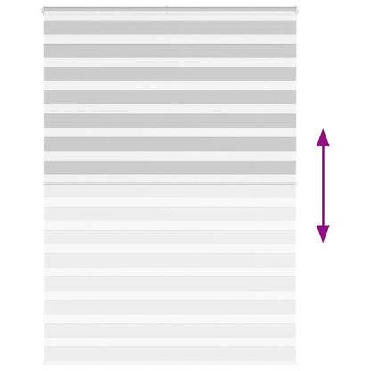 Doppelrollo Hellgrau 155x200 cm Stoffbreite 150,9 cm Polyester