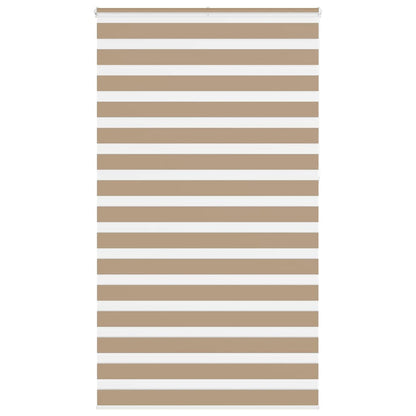 Doppelrollo Sandbraun 120x230 cm Stoffbreite 115,9 cm Polyester