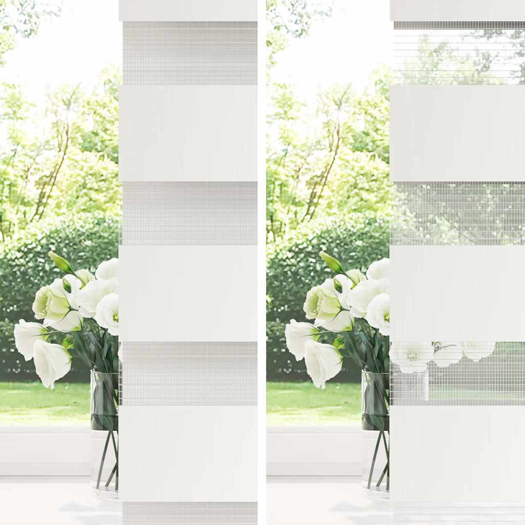 Doppelrollo Marmorbeige 80x230 cm Stoffbreite 75,9 cm Polyester