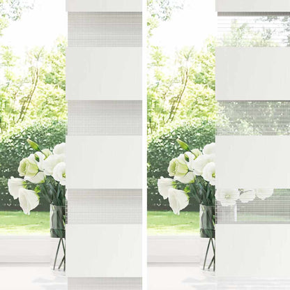 Doppelrollo Marmorbeige 80x230 cm Stoffbreite 75,9 cm Polyester