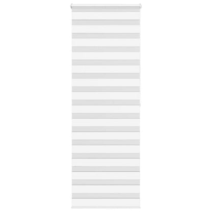 Doppelrollo Weiß 85x200 cm Stoffbreite 80,9 cm Polyester