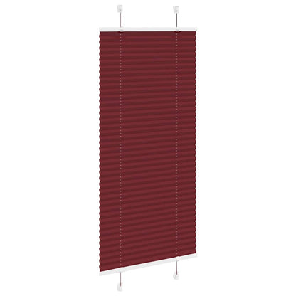 Plissee Bordeauxrot 55x100 cm Stoffbreite 54,4 cm Polyester