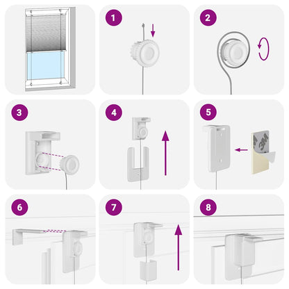 Plissee Petrolgrün 70x200 cm Stoffbreite 69,4 cm Polyester