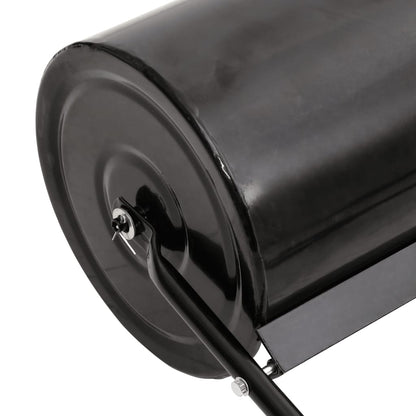 Rasenwalze mit Lüfterklammern zum Ziehen Schwarz 63 L Eisen