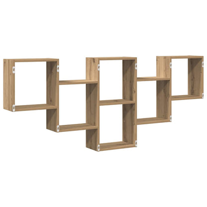 Wandregal Artisan-Eiche 159x18x66 cm Holzwerkstoff