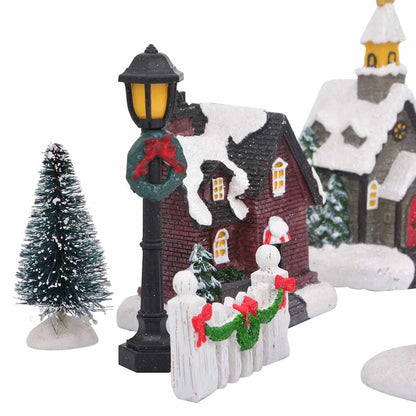 Weihnachtlicher Tischdekoration Mehrfarbig Harz, Plastik