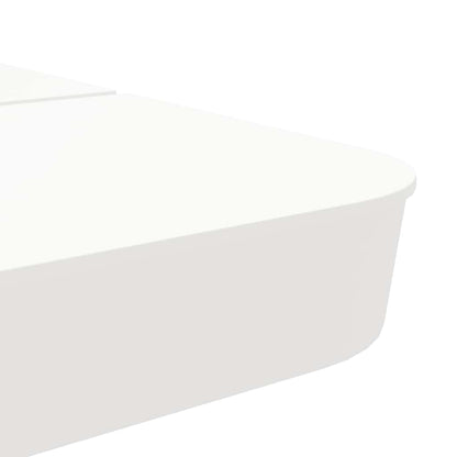 4-tlg. Kreuzfuß-Schirmständer-Set 100 kg PP