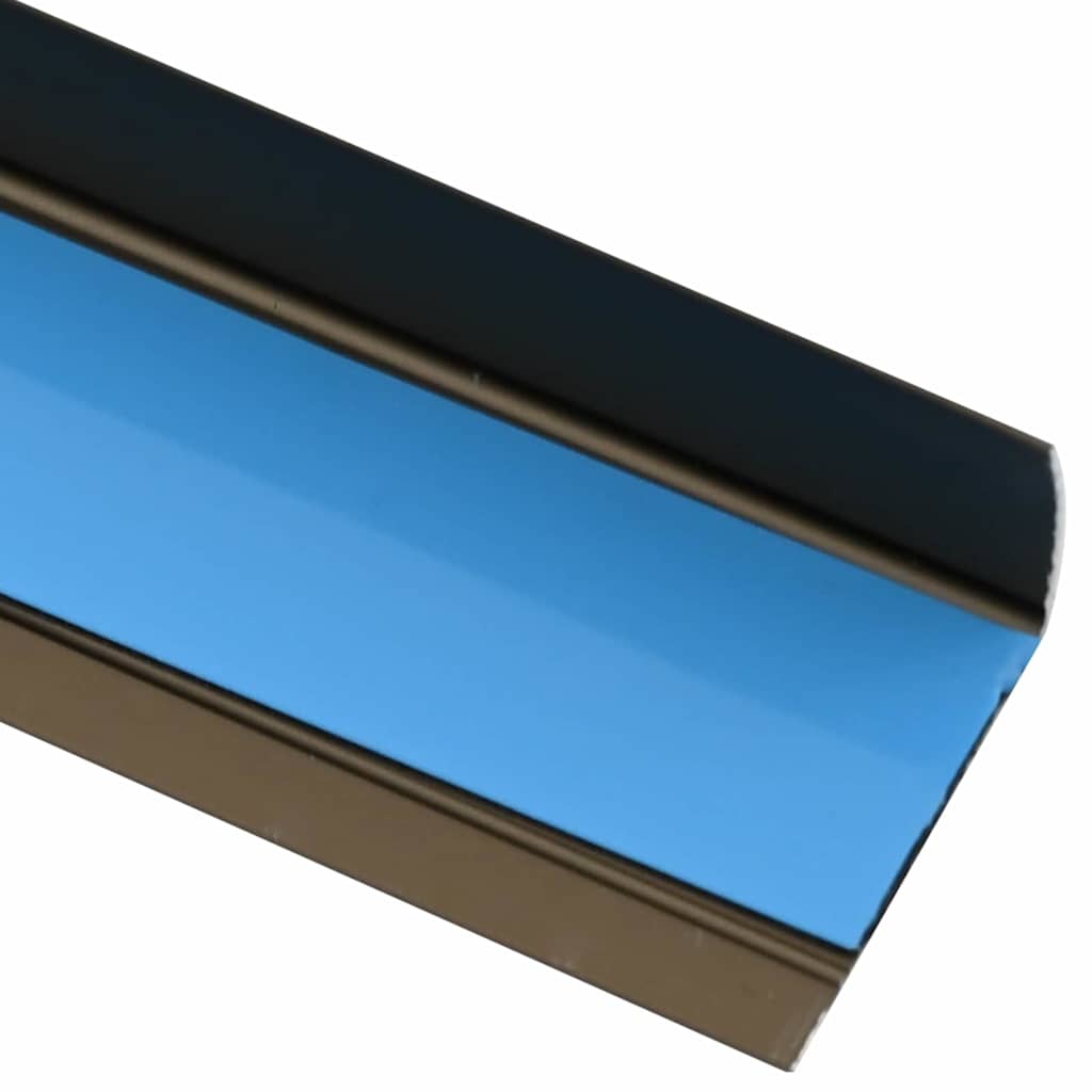 Treppenkantenprofile 10 pcs Braun 67 x 3 x 2 cm Aluminium