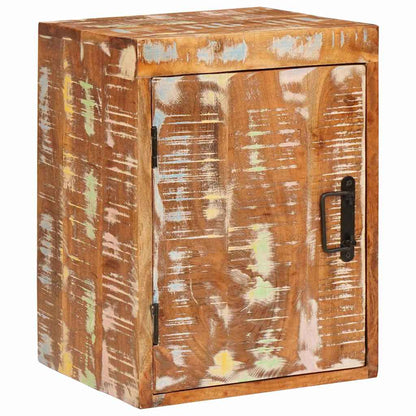 Nachttisch Braun 35 x 33 x 48 cm Massivholz Altholz