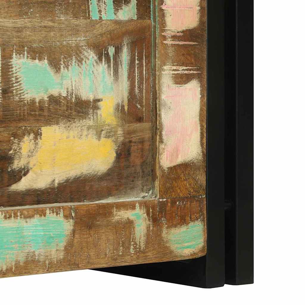 Aufbewahrungsbox Braun und Schwarz 60 x 40 x 41 cm Altholz