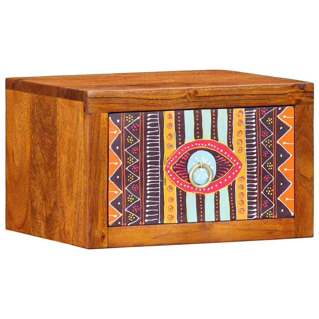 Nachttisch mit Schubladen Braun 35 x 30 x 22 cm