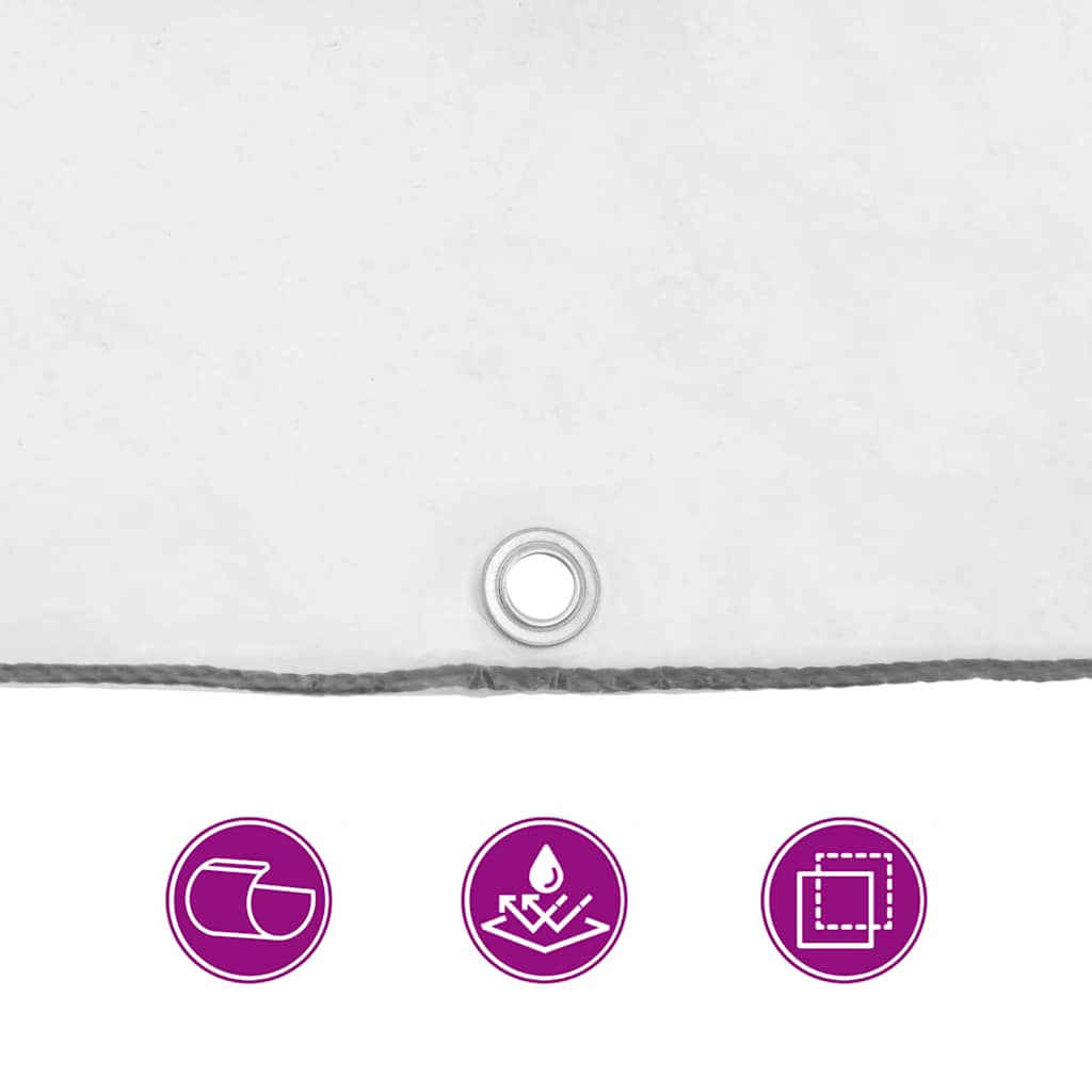 Transparente Plane mit Ösen 4x6 m Polyethylen