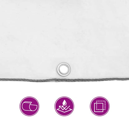 Transparente Plane mit Ösen 10x12 m Polyethylen