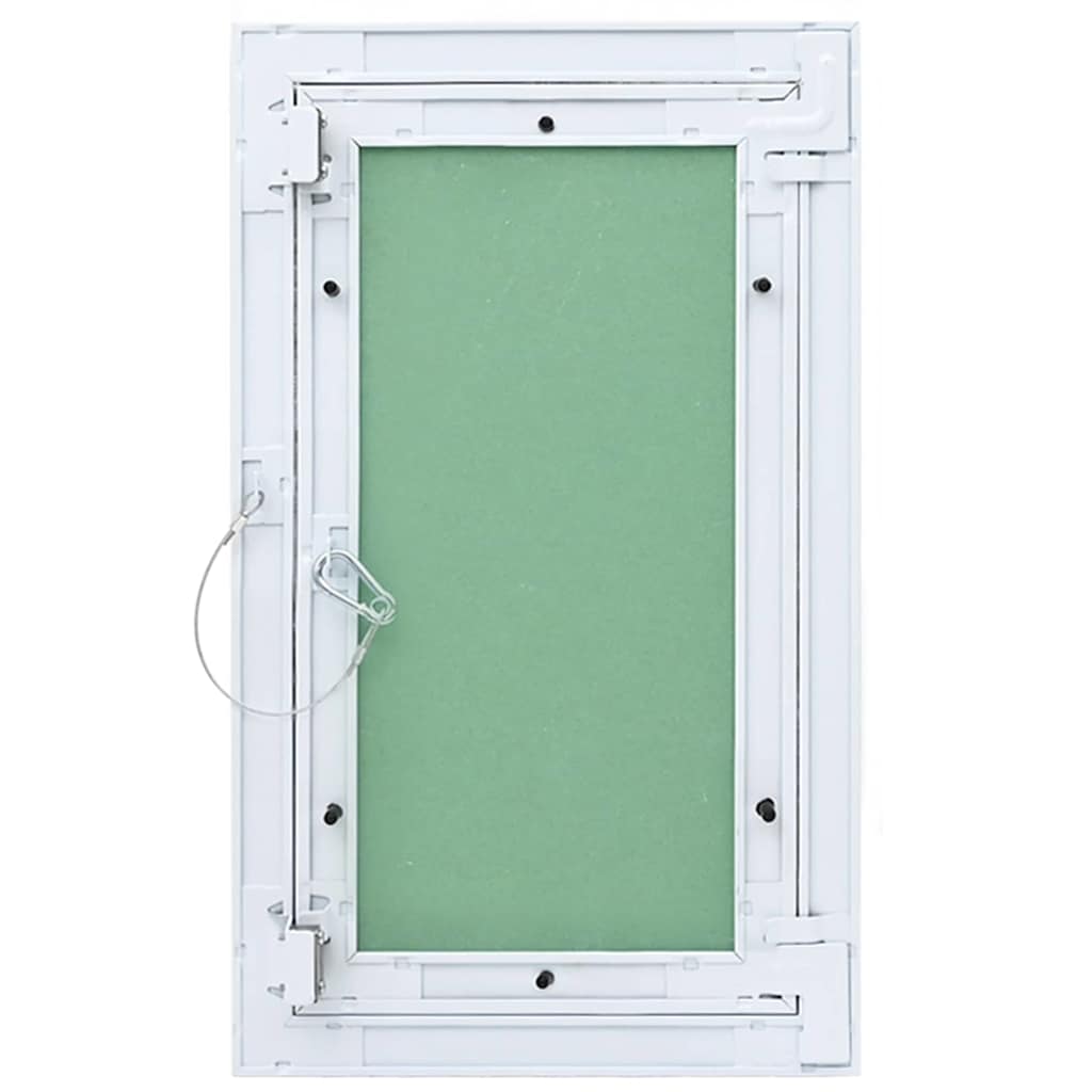 Zugangsklappe Grün und Silber 35 x 55 cm