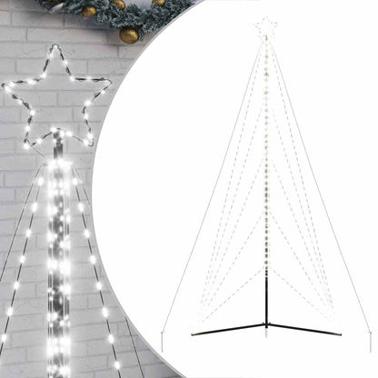 LED Weihnachtsbaum 615 LEDs Kaltweiß 404,5 cm