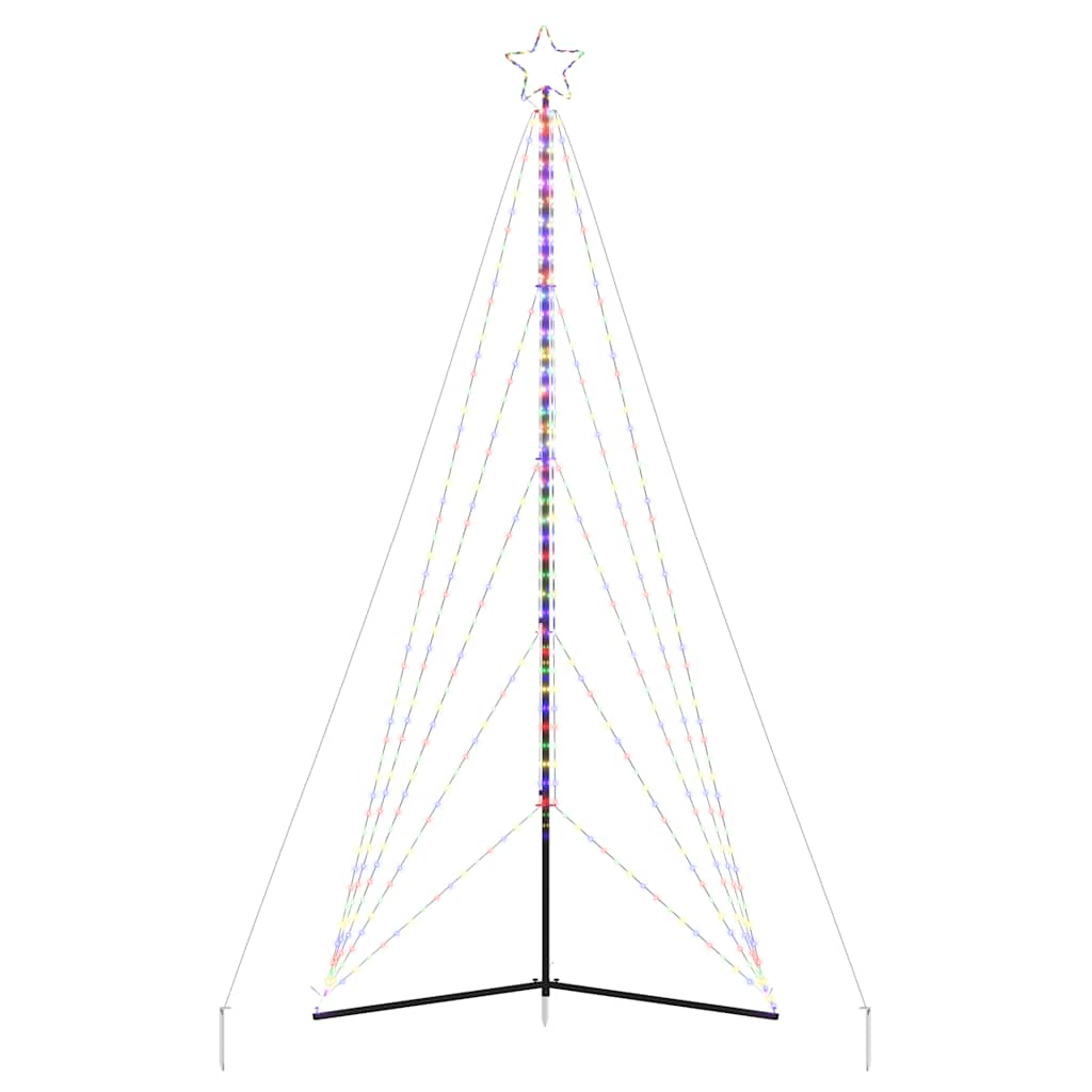 LED Weihnachtsbaum 615 LEDs Mehrfarbig 404,5 cm
