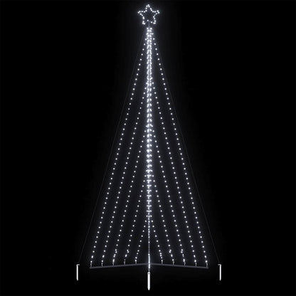 LED Weihnachtsbaum 570 LEDs Kaltweiß 399 cm