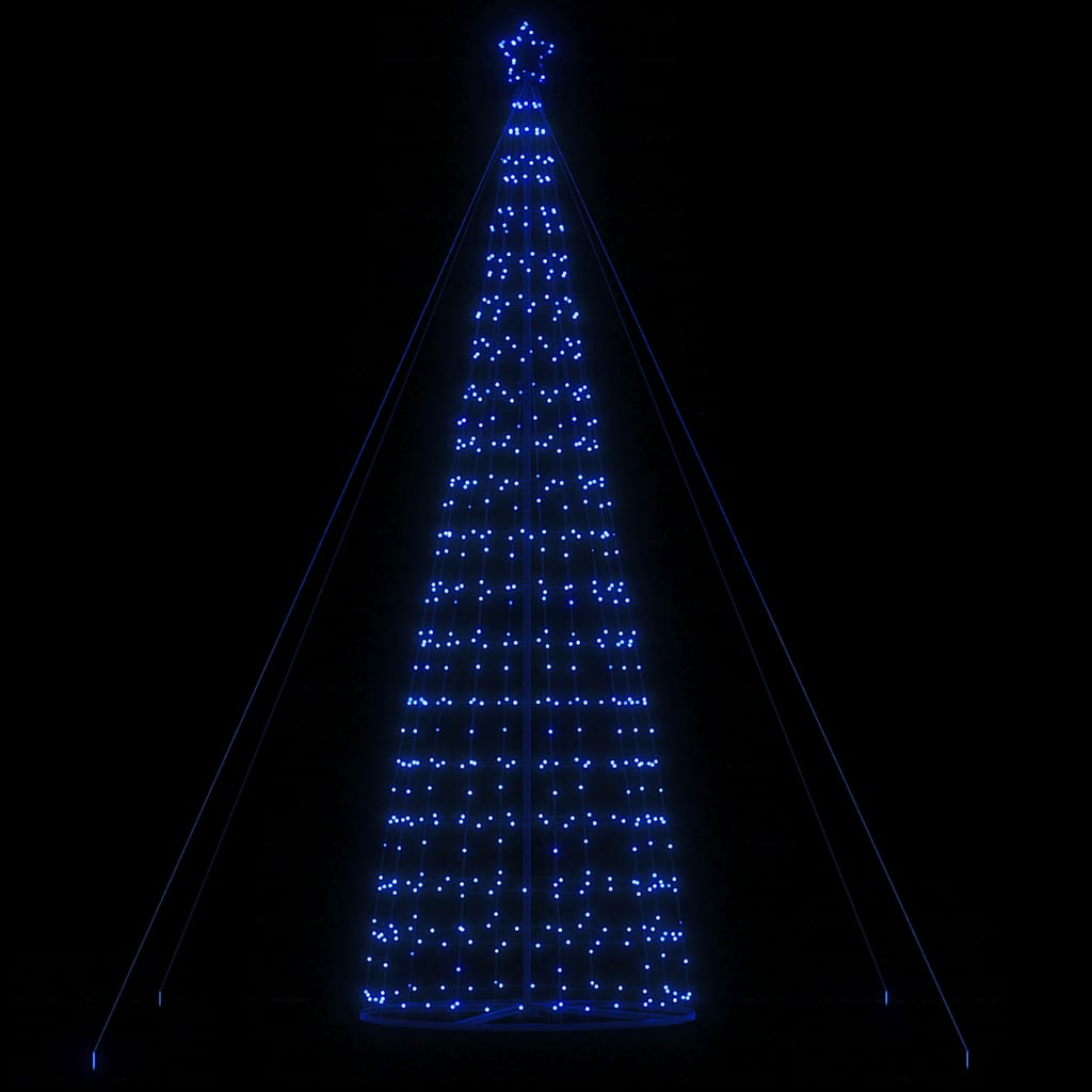 LED Weihnachtsbaum 1534 LEDs Blau 500 cm