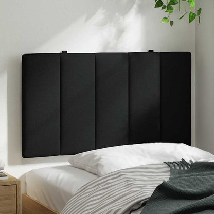 Kopfteil-Kissen "Hanko" Schwarz 80 cm Stoff