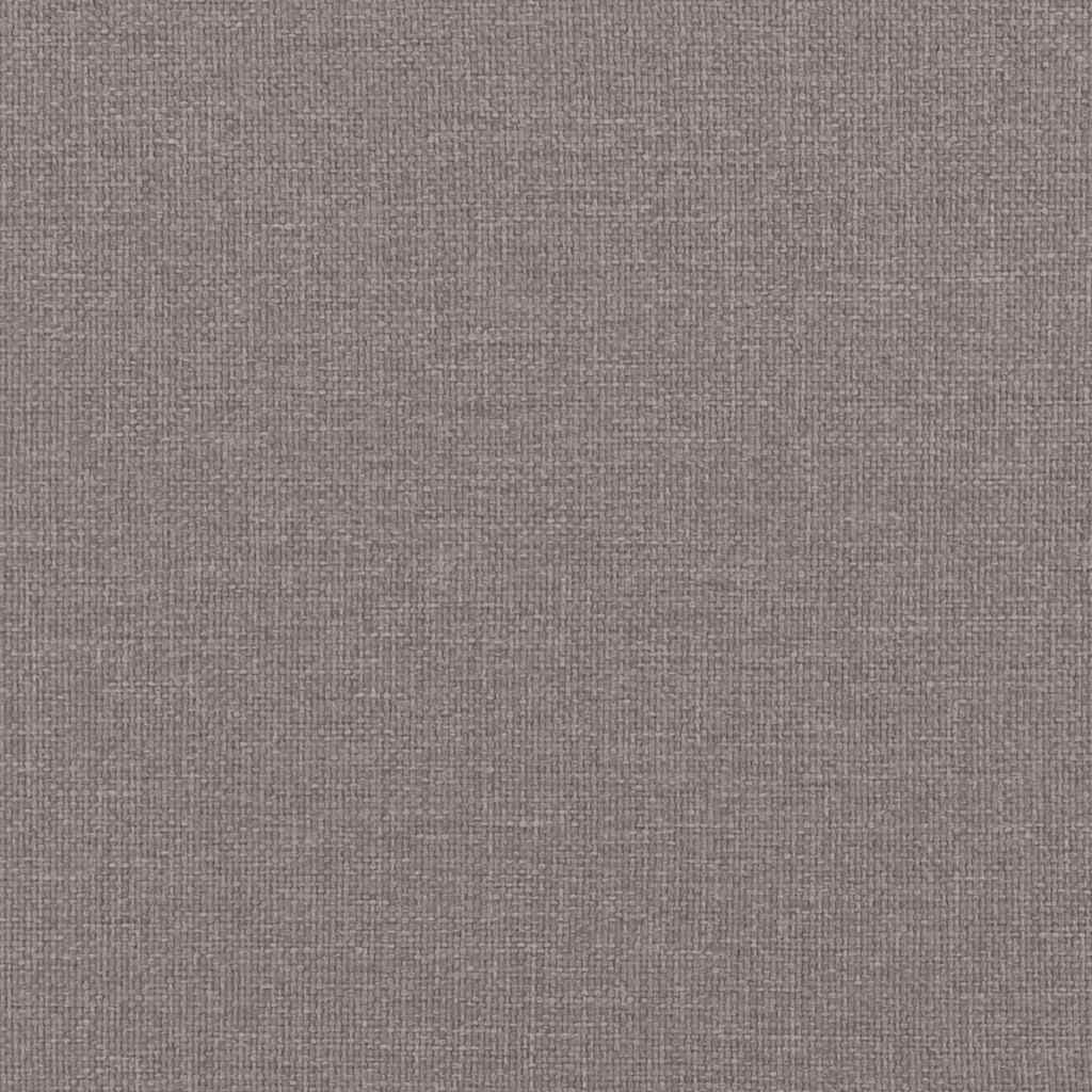 Kopfteil-Kissen Taupe 80 cm Stoff