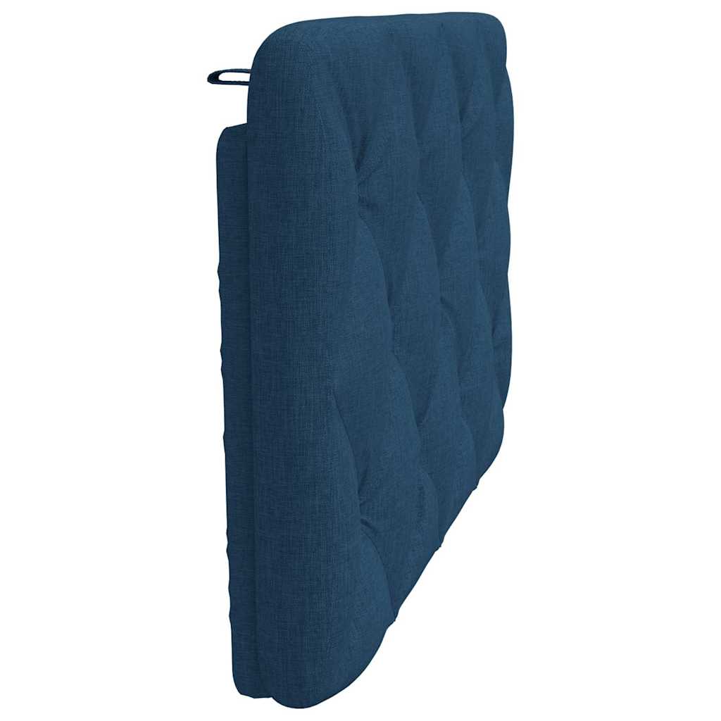 Kopfteil-Kissen Blau 80 cm Stoff