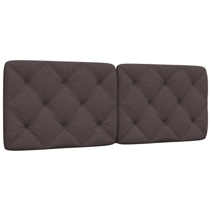 Kopfteil-Kissen Dunkelbraun 140 cm Stoff