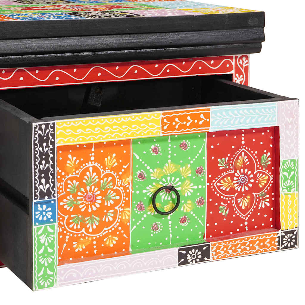 Nachttisch mit Schubladen Mehrfarbig 40 x 30 x 28 cm