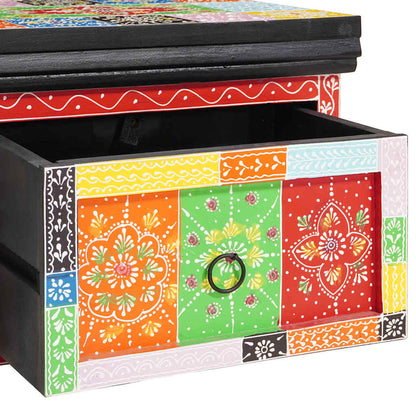 Nachttisch mit Schubladen Mehrfarbig 40 x 30 x 28 cm