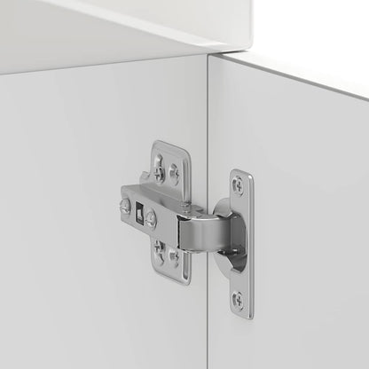 Küchenunterschrank Kalmar Hochglanz-Weiß Holzwerkstoff