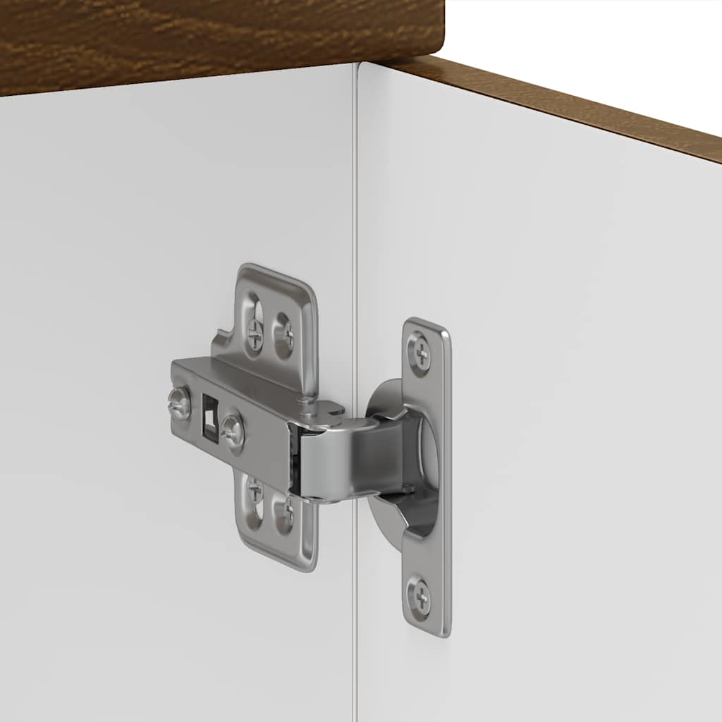 Küchenunterschrank Kalmar Braun Eichen-Optik Holzwerkstoff