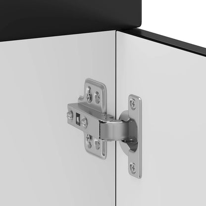 Küchenunterschrank Kalmar Schwarz Holzwerkstoff