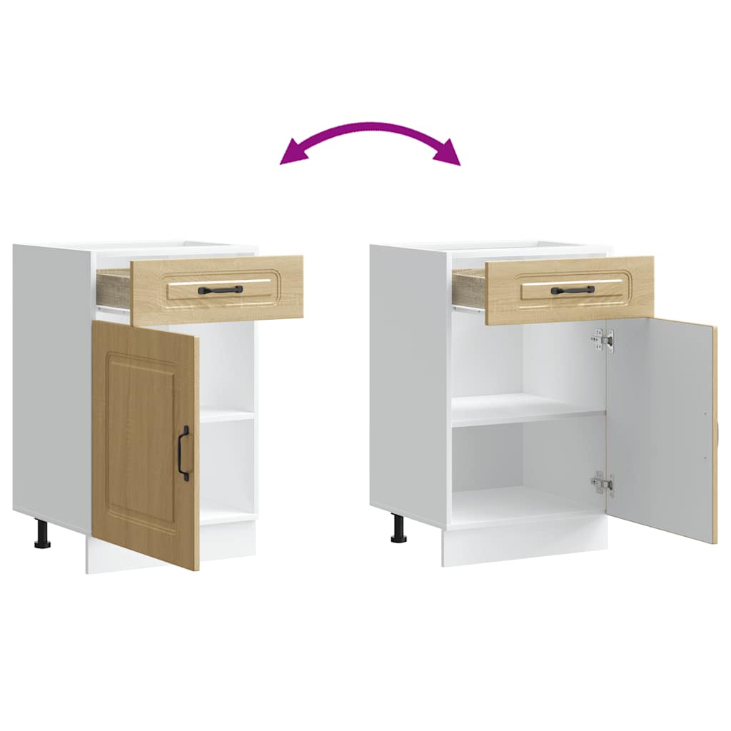 Küchenunterschrank Kalmar Sonoma-Eiche Holzwerkstoff