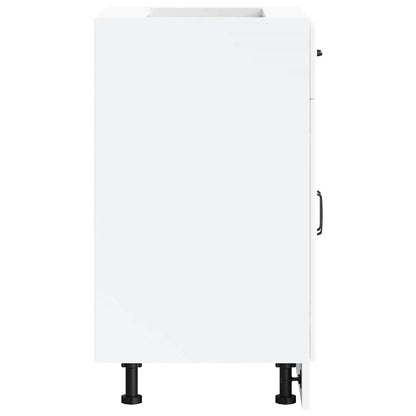 Küchenunterschrank Kalmar Weiß Holzwerkstoff