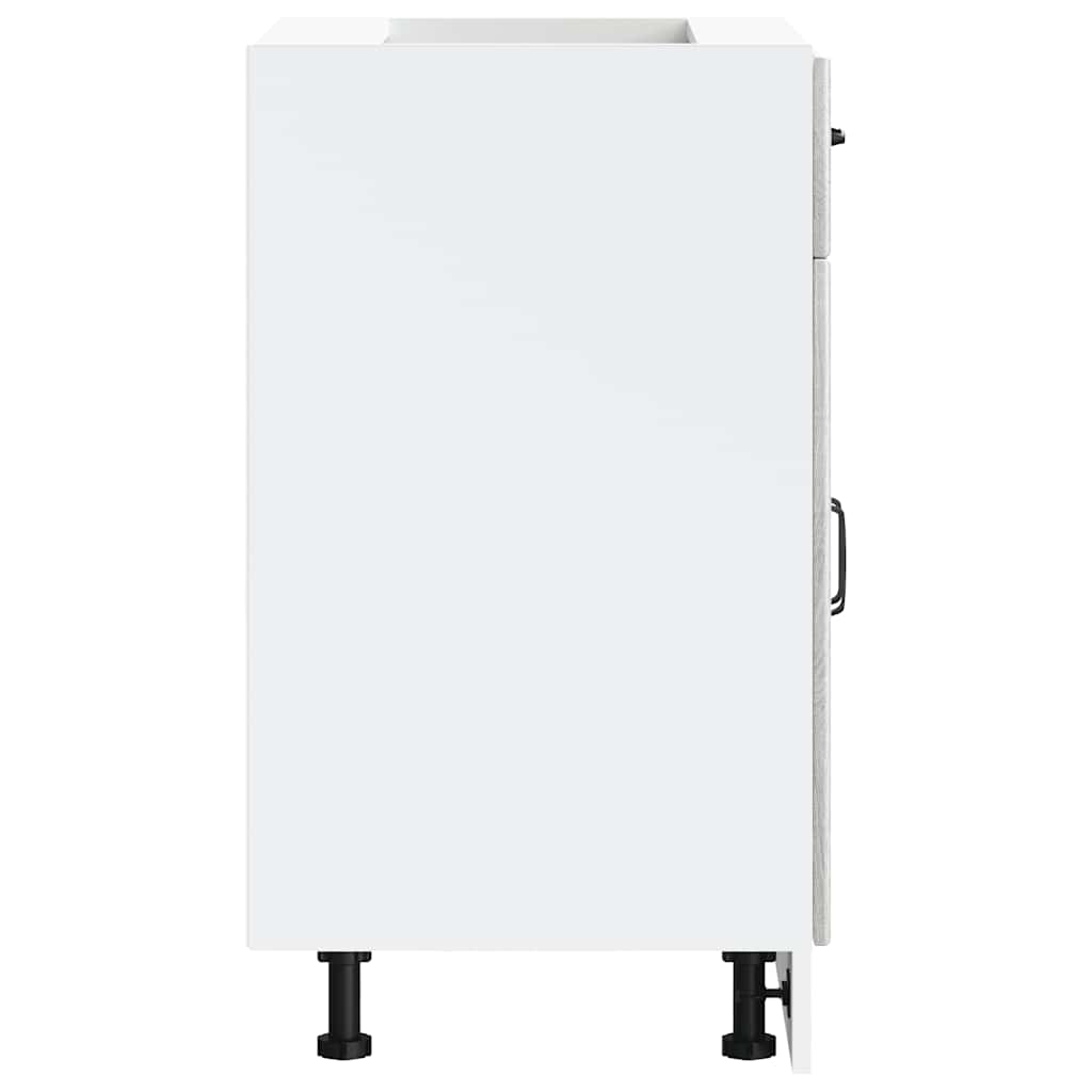 Küchenunterschrank Kalmar Grau Sonoma Holzwerkstoff