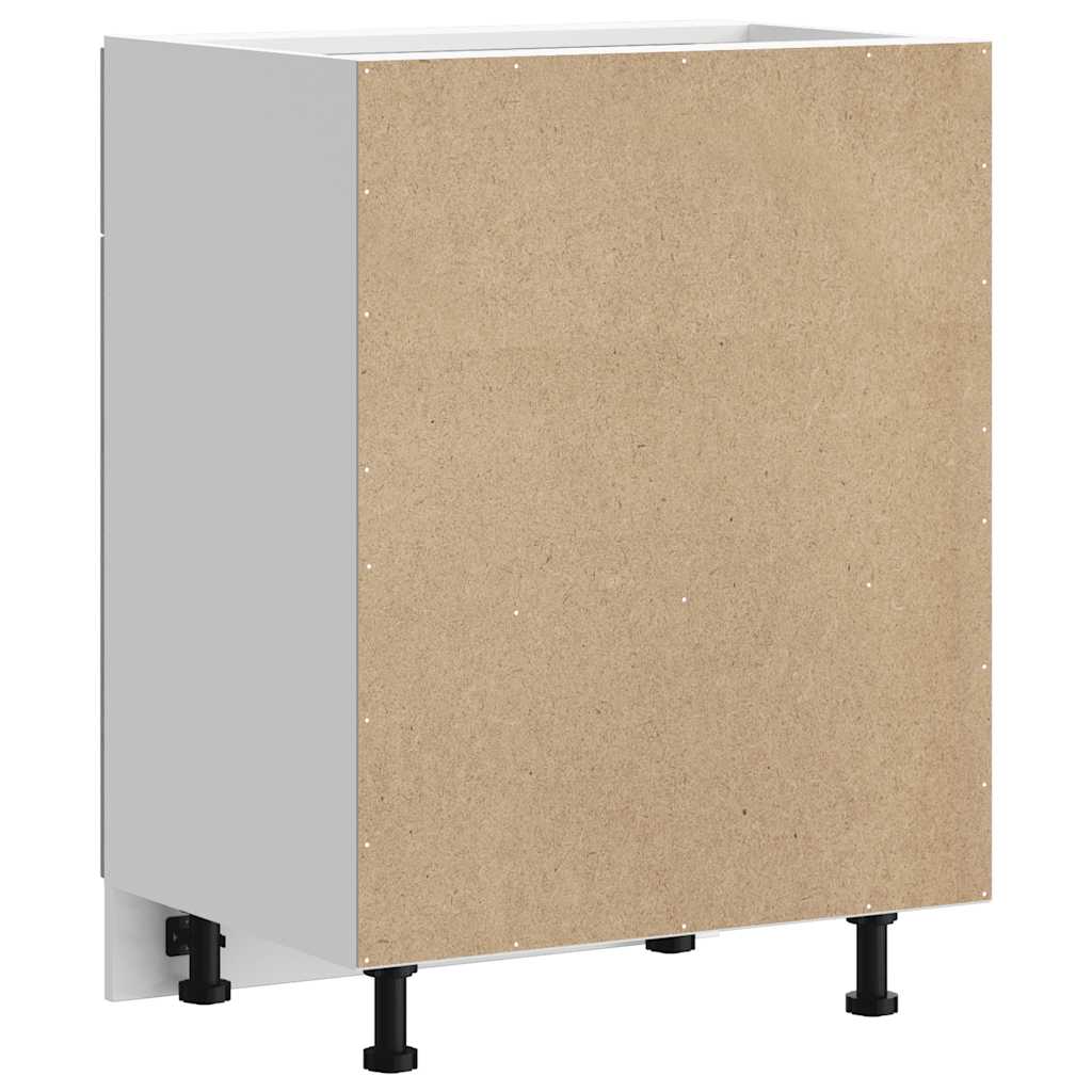 Küchenunterschrank Kalmar Grau Sonoma Holzwerkstoff