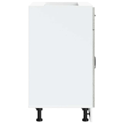 Küchenunterschrank Kalmar Grau Sonoma Holzwerkstoff