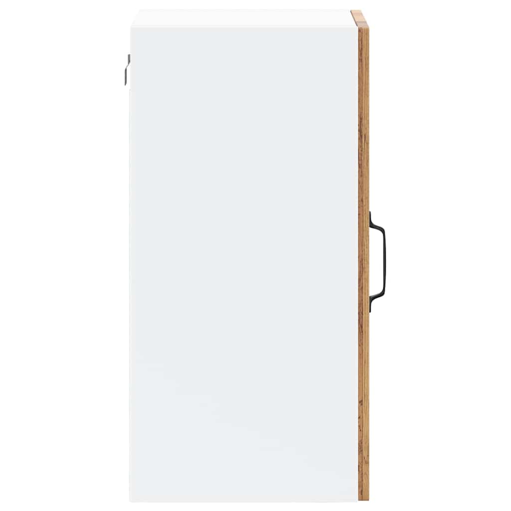 Küchen-Hängeschrank mit Glastür Kalmar Altholz-Optik Holzwerkstoff