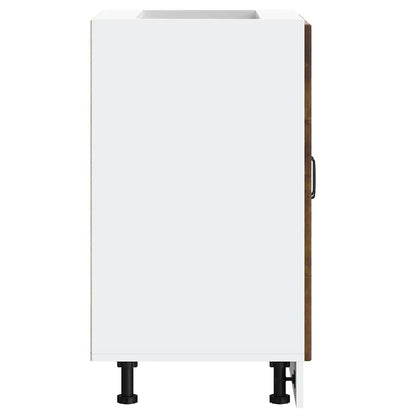 Spülenunterschrank Lucca Räuchereiche Holzwerkstoff