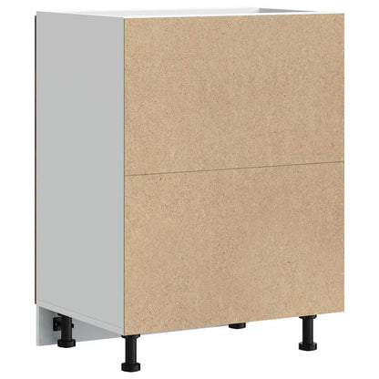 Spülenunterschrank Lucca Räuchereiche Holzwerkstoff