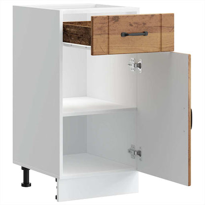 Küchen-Unterschrank Lucca Altholz-Optik Holzwerkstoff
